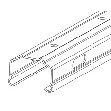 Dar Baş Direk 220cm 2mm Galvanizli Profil