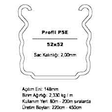 Baş Direk ( P5E-2 Profil Alsace) 220cm